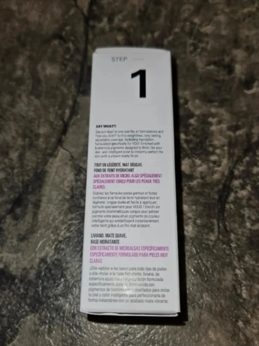 Uoma Beauty Say What Weightless Soft Matte Hydrating Foundation White Pearl T1N